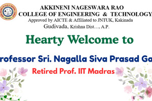 Interaction with Prof. Nagalla Siva Prasad, Retd. Professor, IIT, Chennai 14-10-2025