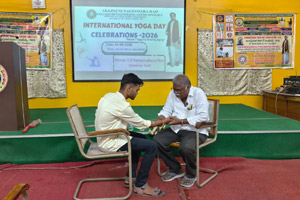 Awareness session by Dr.Makala Satyanarayana on 05-06-2026 on the occasion of INTERNATIONAL YOGA DAY CELEBRATIONS-2026