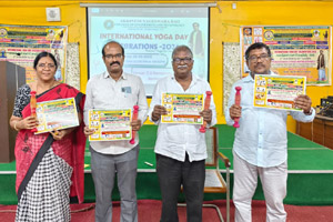 Awareness session by Dr.Makala Satyanarayana on 05-06-2026 on the occasion of INTERNATIONAL YOGA DAY CELEBRATIONS-2026