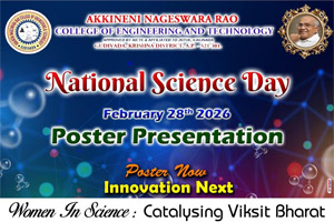National Science day 2026 -Poster Presentation on 28-02-2026
