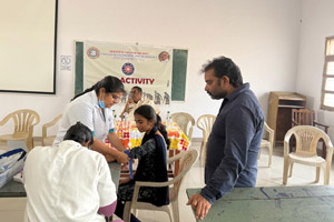 NSS Activity - Blood grouping and Hb Check-up camp on 28-02-2026