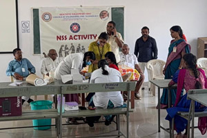 NSS Activity - Blood grouping and Hb Check-up camp on 28-02-2026