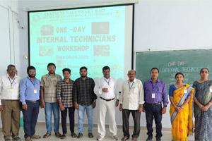 One Day Internal Technicians work shop on 9-09-2025