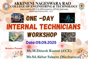 One Day Internal Technicians work shop on 9-09-2025