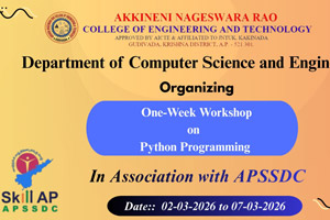 One-Week workshop on Python programming from 02-03-2026 to 07-03-2026