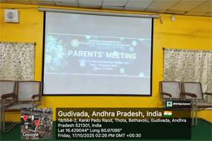 Parents meeting on 17-10-2025