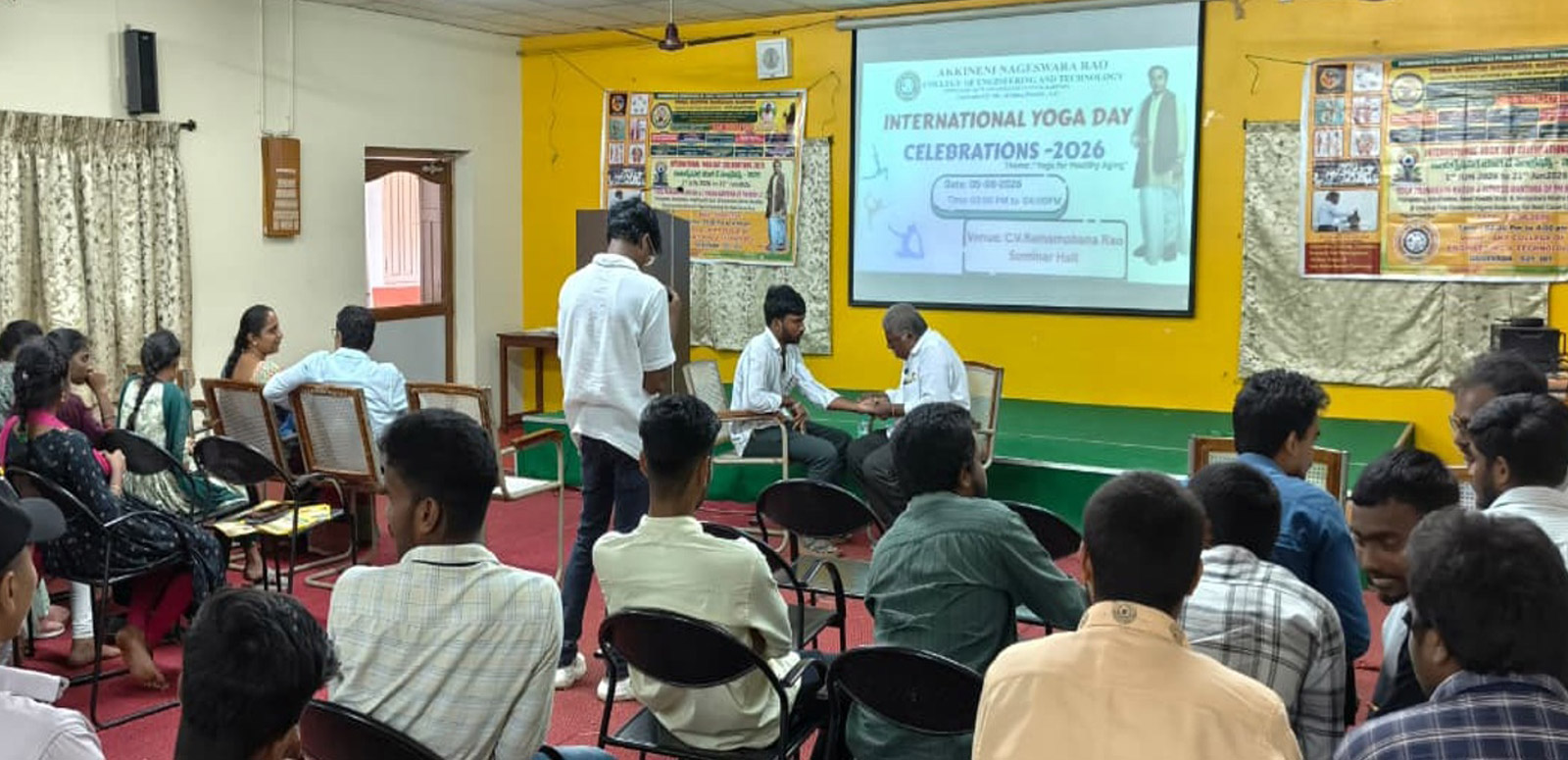 Awareness session by Dr.Makala Satyanarayana on 05-06-2026 on the occasion of INTERNATIONAL YOGA DAY CELEBRATIONS-2026