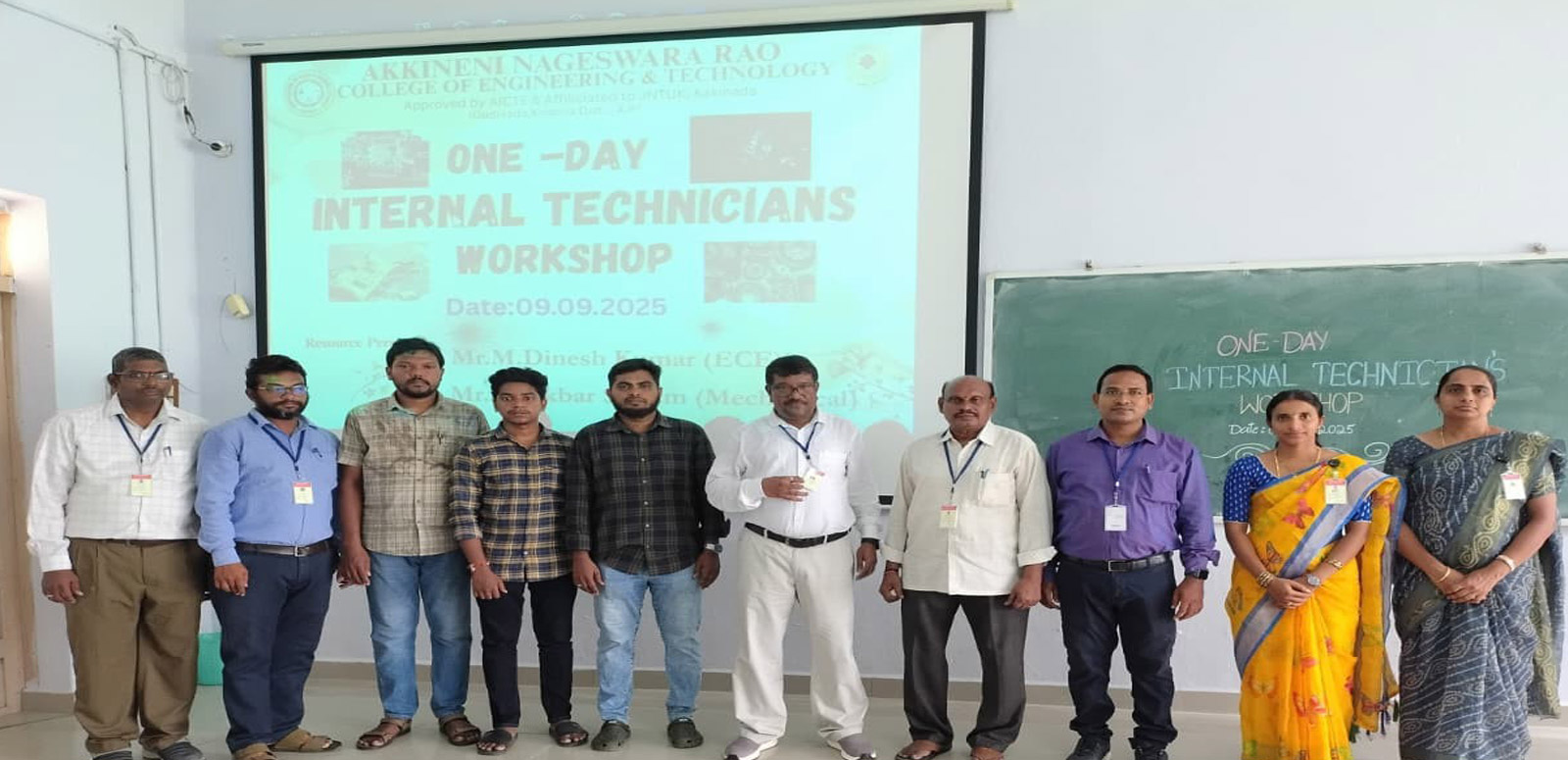 One Day Internal Technicians work shop on 9-09-2025